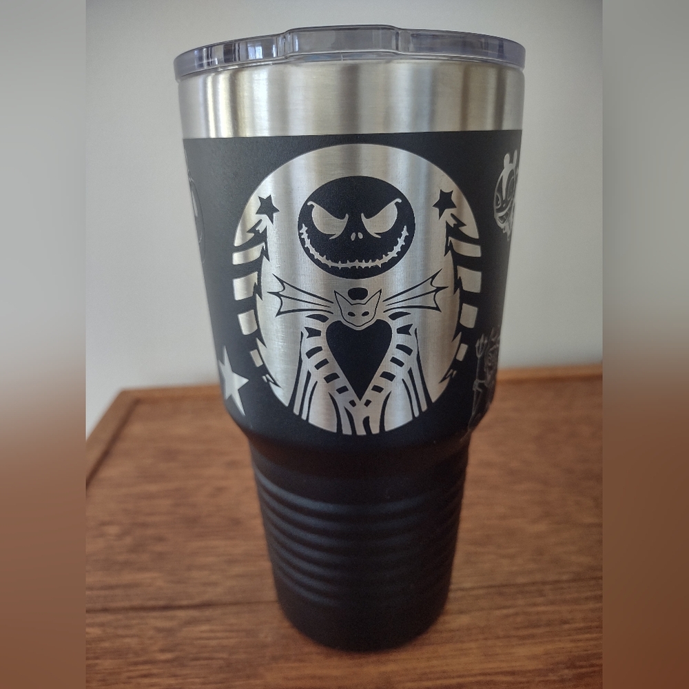 Nightmare Before Christmas Jack Skellington Halloween Tumbler - Picture 6 of 9